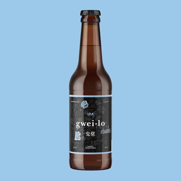 Gweilo IPA 330ml bottle